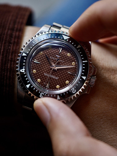 DAGGER-AXE/达戈尔手表纹理表盘复古潜水表时尚国潮机械表6541