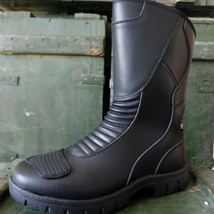 铁骑骑行靴超轻户外男靴高帮赛车靴防摔摩托车靴机车鞋子轻便越野