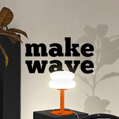 ME中古橙包豪斯台灯风床头灯客厅书房卧室灯高级简约氛围灯ins灯