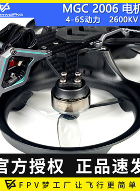 FPV MGC 2006电机无刷2600KV穿越机圈圈机牙签6S航模无人机马达
