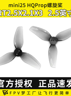 Mario mini25同款 HQProp RT2.5X2.1X3 2正2反 2.5寸竞速机螺旋桨
