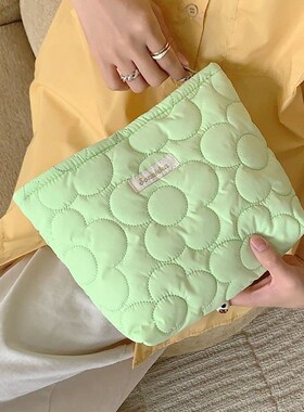 有趣琳 37261 新款化妆包大容量涤纶花朵收纳包可爱便携洗漱包水