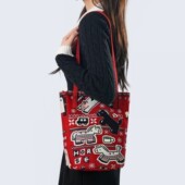 有趣琳 斜挎包马上快乐水桶包新年伴手礼时尚 百搭通勤包单肩