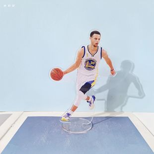 斯蒂芬库里篮球球星亚克力立牌摆件桌面装 饰男生礼物三分投篮勇士