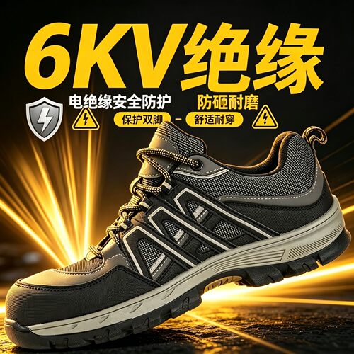 上海百集6KV绝缘电工安全鞋劳保