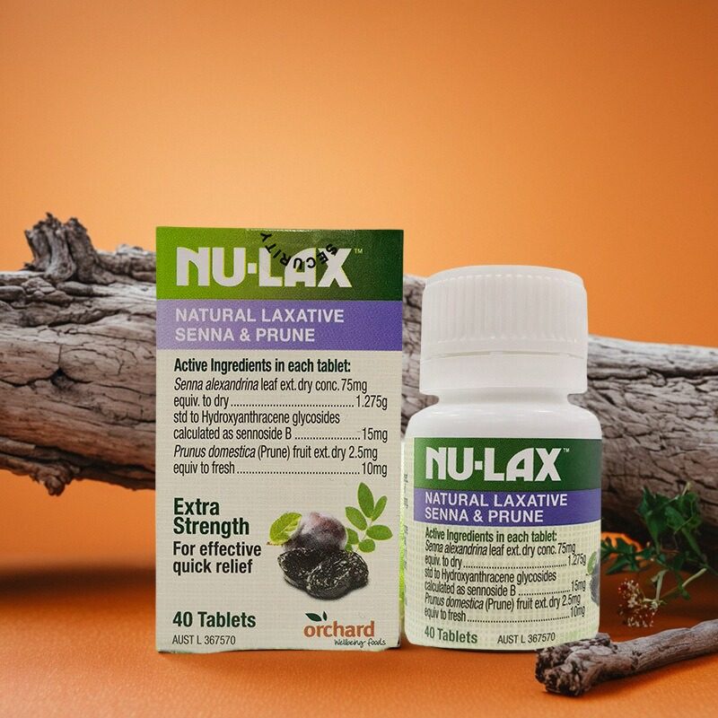 【2027年2月到期】澳洲 Nu-lax 西梅乐康片加强版40粒