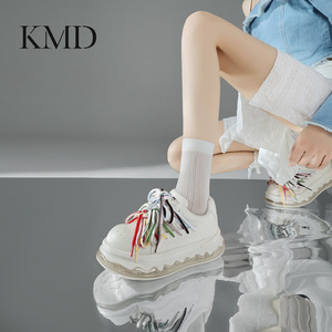 KMD原创设计2026夏季新款小个子凉拖鞋女夏休闲厚底拖鞋配裙子