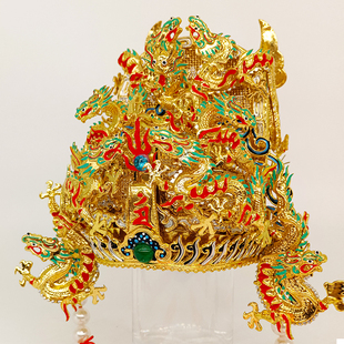 纯手工保生大帝广泽尊王灶公李府朱府千岁延平郡王神明帽发冠头饰