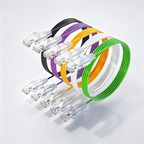 CAT6a成品网线万兆宽带连接线电脑高速8芯网线超六类极细网络跳线