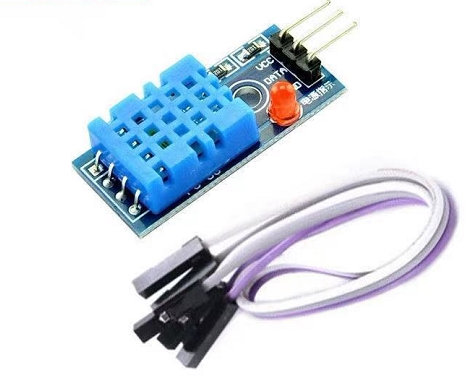 DHT11&DH11三针单总线数字温湿度传感器模块配线灯 FFardui diy