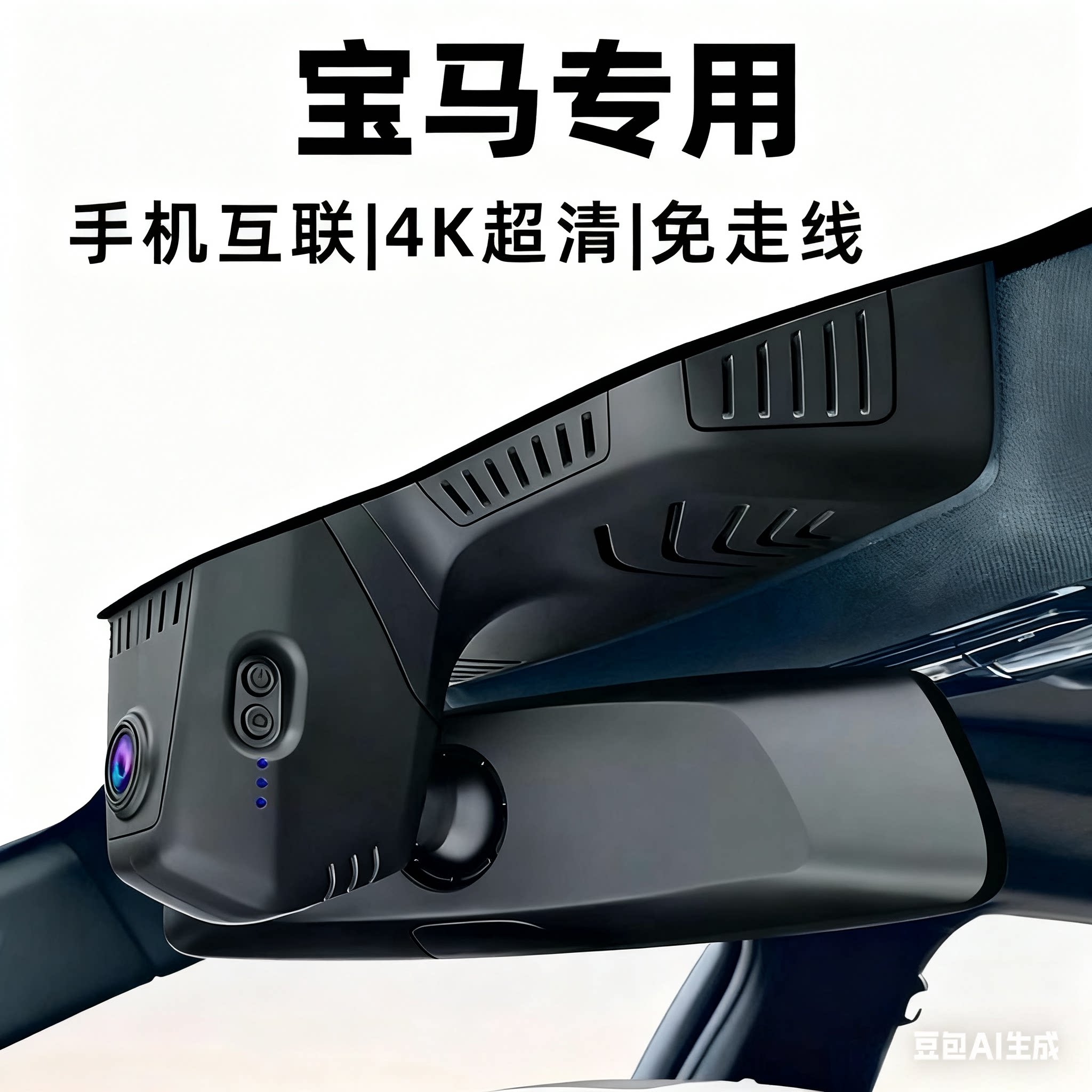 适用宝马行车记录仪F30/F20/F18专用免走线前后双录高清4K隐藏式