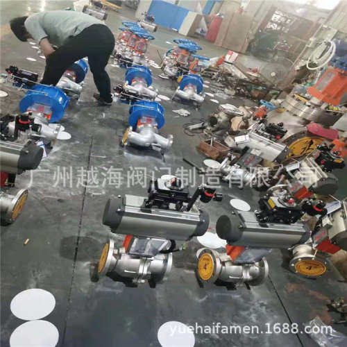 QY347F-25T全铜氧气球阀 手动涡轮法兰氧气球阀 黄铜氧气管道球阀