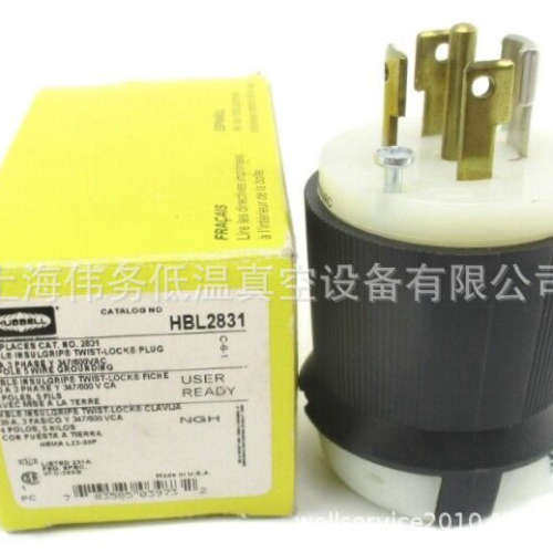 HUBBELL HBL2831 Male Plug 30A 3-Phase 347/600V AC L23-30P