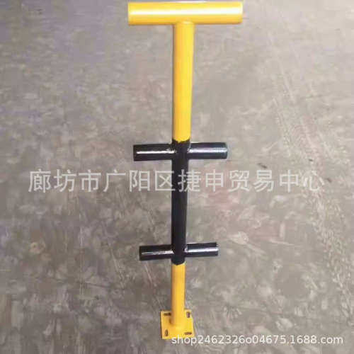 建筑工地定型化临边防护栏立杆配件楼梯临时安全防护立杆连接件