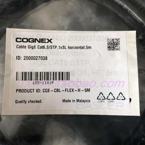 全新 COGNEX  CGE-CBL-FLEX-H-5M 185-1181R  议价