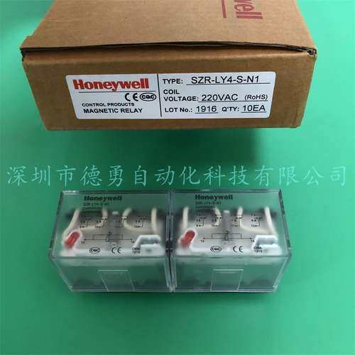 美国霍尼韦尔Honeywell原装正品中间继电器SZR-LY4-S-N1 AC220V
