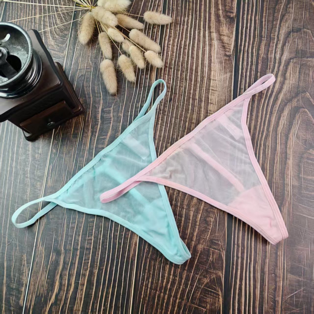 SL码欧美镂空透视网纱内裤女性感薄款性感无痕细T丁字裤,女士内衣/男士内衣/家居服,女丁字裤,淘宝优惠券,粉丝福利购,淘宝优惠卷