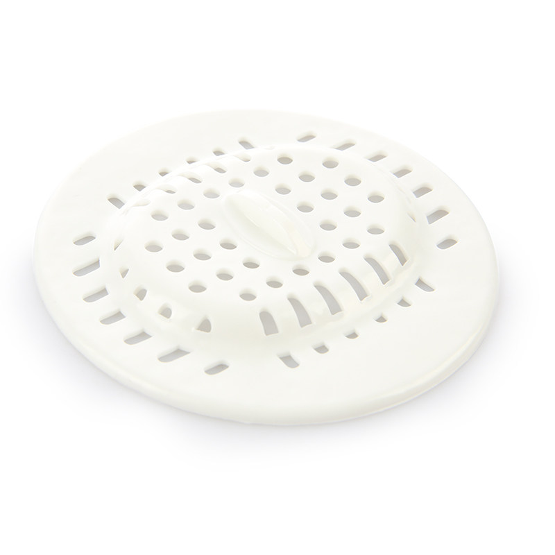 姣兰  吸盘过滤网 浴室厨房水槽防堵过滤网片 浴室头发过滤网4个