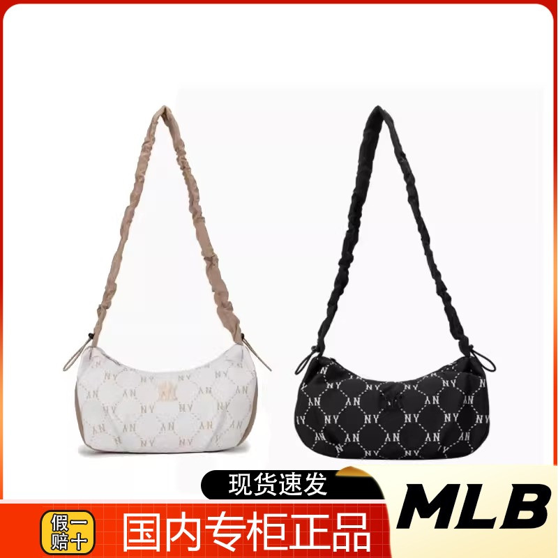 国内现货MLB男女24新款情侣老花休闲拎包挎包手提包潮3ABQS034N 运动包/户外包/配件 挎包/拎包/休闲包 原图主图