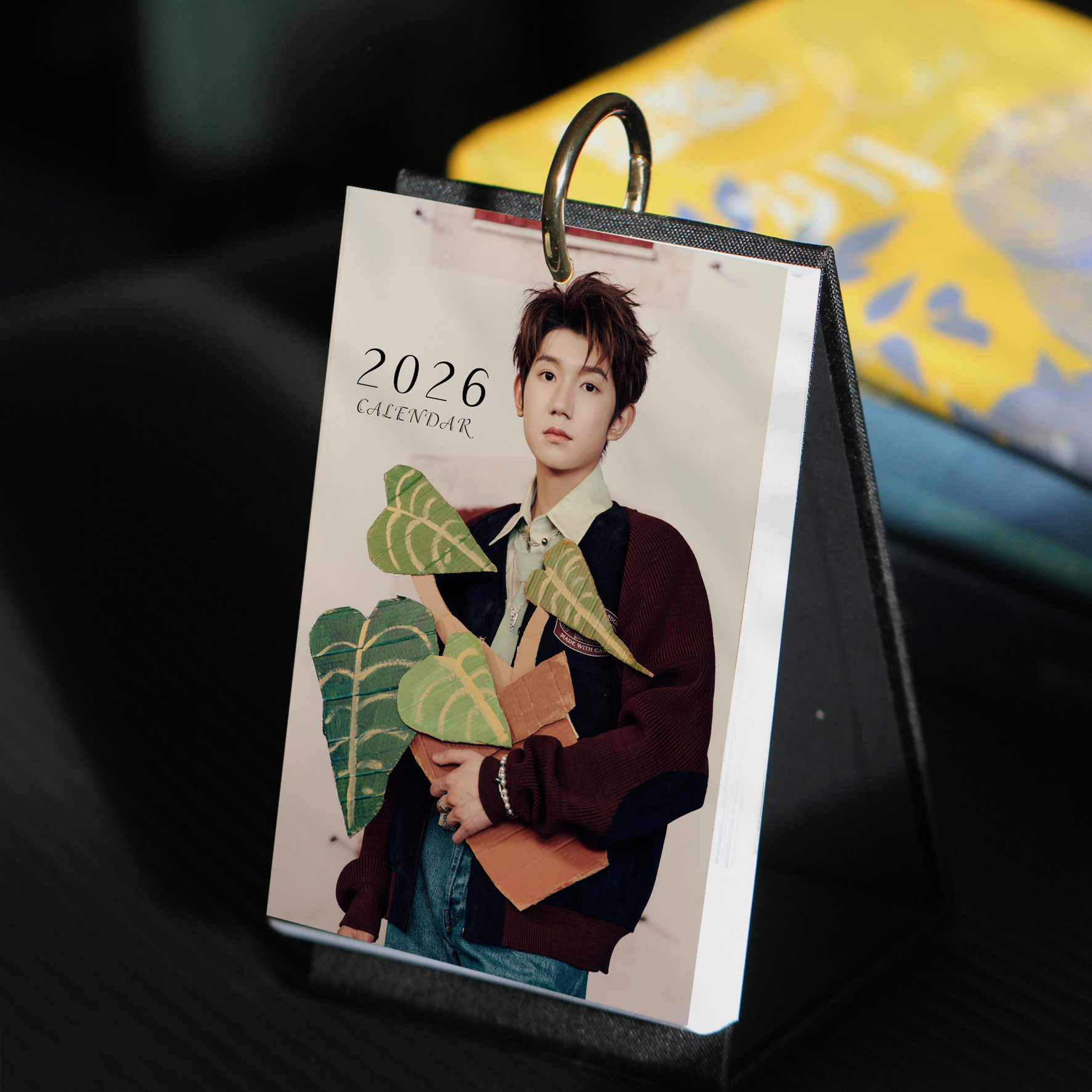 王源日历2026年55页台历明星定制小卡同款周边写真记事周历生日