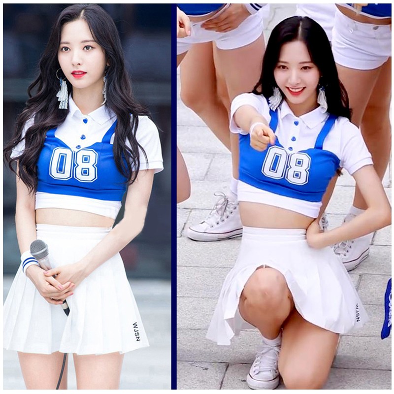 啦啦操演出服女团舞蹈拉拉队