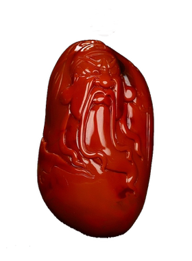 武财神关公大师作品凉山南红玛瑙