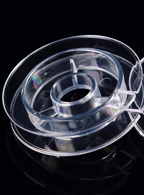 100个透明线轴WT-12/ZT-13/WT-26丝带管渔线轮绕线轴工字空白线轴