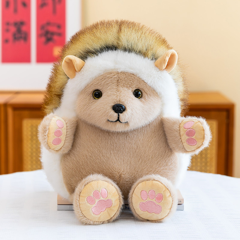 仿真刺猬毛绒玩具治愈系可爱刺猬毛绒/玩偶/公仔/布
