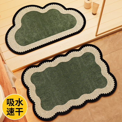 浴室防滑垫吸水速干洗漱台耐脏