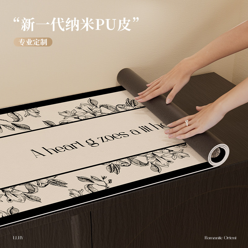 玄关鞋柜垫子台面长条餐边柜台面电视机柜桌布防脏床头柜台布盖布,居家布艺,桌布,淘宝优惠券,粉丝福利购,淘宝优惠卷