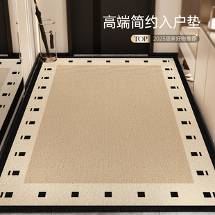 圈绒进门地垫入户门地毯新款客厅高级感地垫可擦洗耐脏防滑可定制