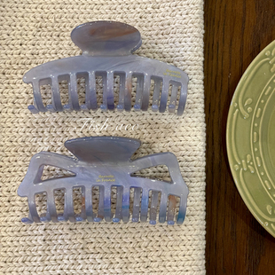 韩国进口France法国原料气质发夹星空幻紫晕染优雅大号盘发抓夹女