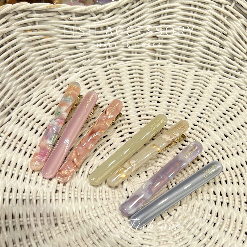 气质简约长款小法棍发夹