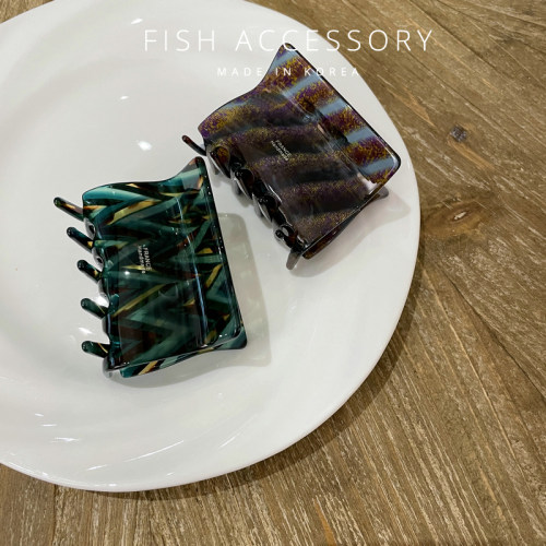 法式高级感小众方形抓夹