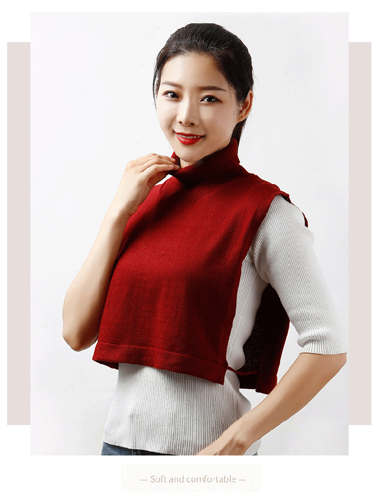 羊绒女士围脖护颈椎针织假领子