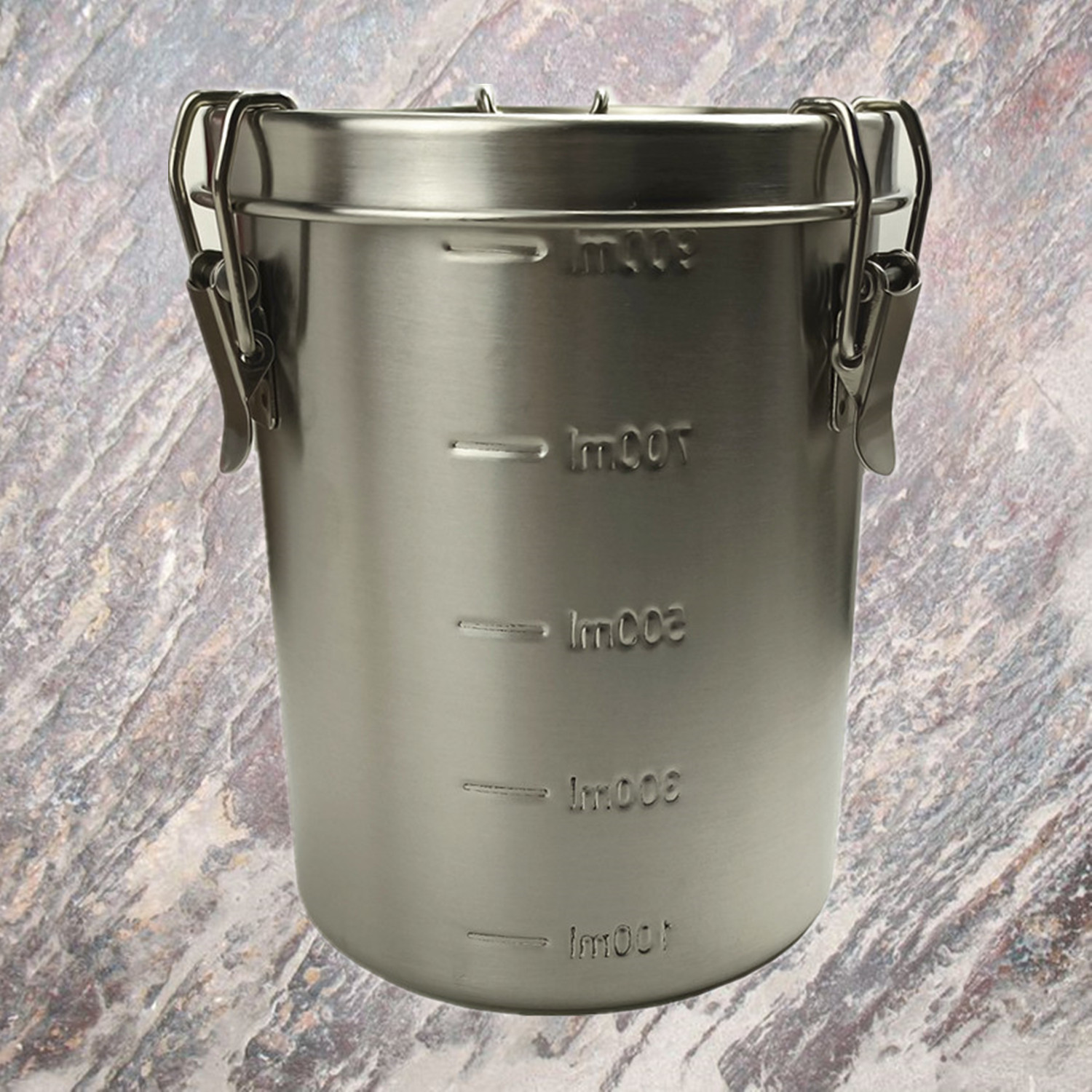 北欧风304桶状密封防溢保鲜饭盒