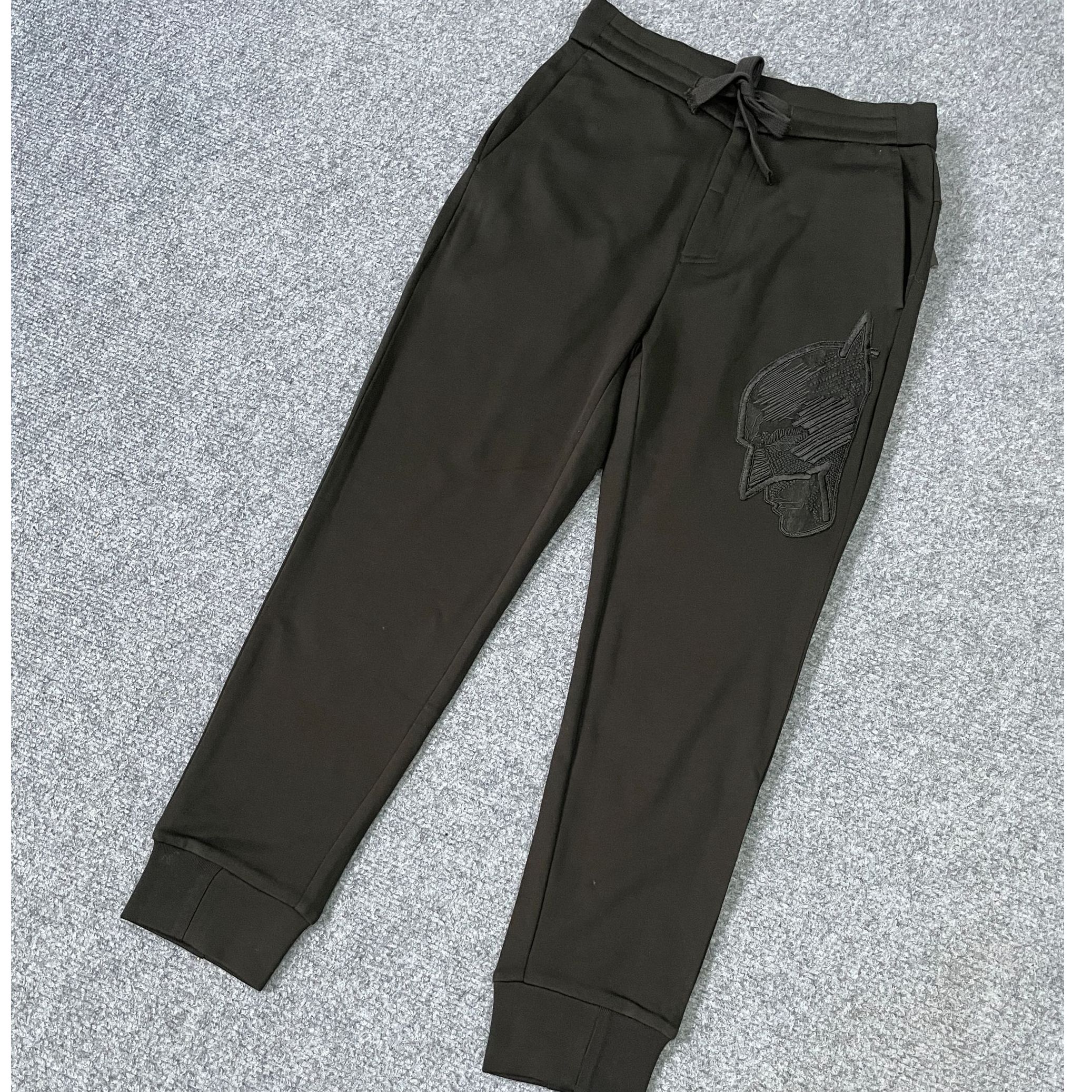 BGV吊牌价2590ku775男士秋冬季黑色新款松紧抽绳时尚束脚休闲裤