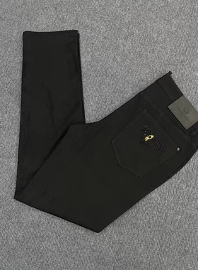 砖柜1790奥拉ma轻奢ku558男士高端轻奢春季新款黑色牛仔裤