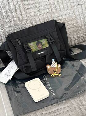 COMBACK小号斜跨包邮差工装包户外休闲多口袋钥匙手机收纳背包