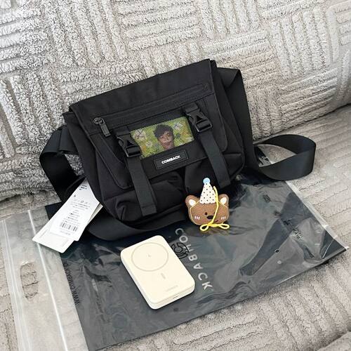 COMBACK小号斜跨包邮差工装包户外休闲多口袋钥匙手机收纳背包