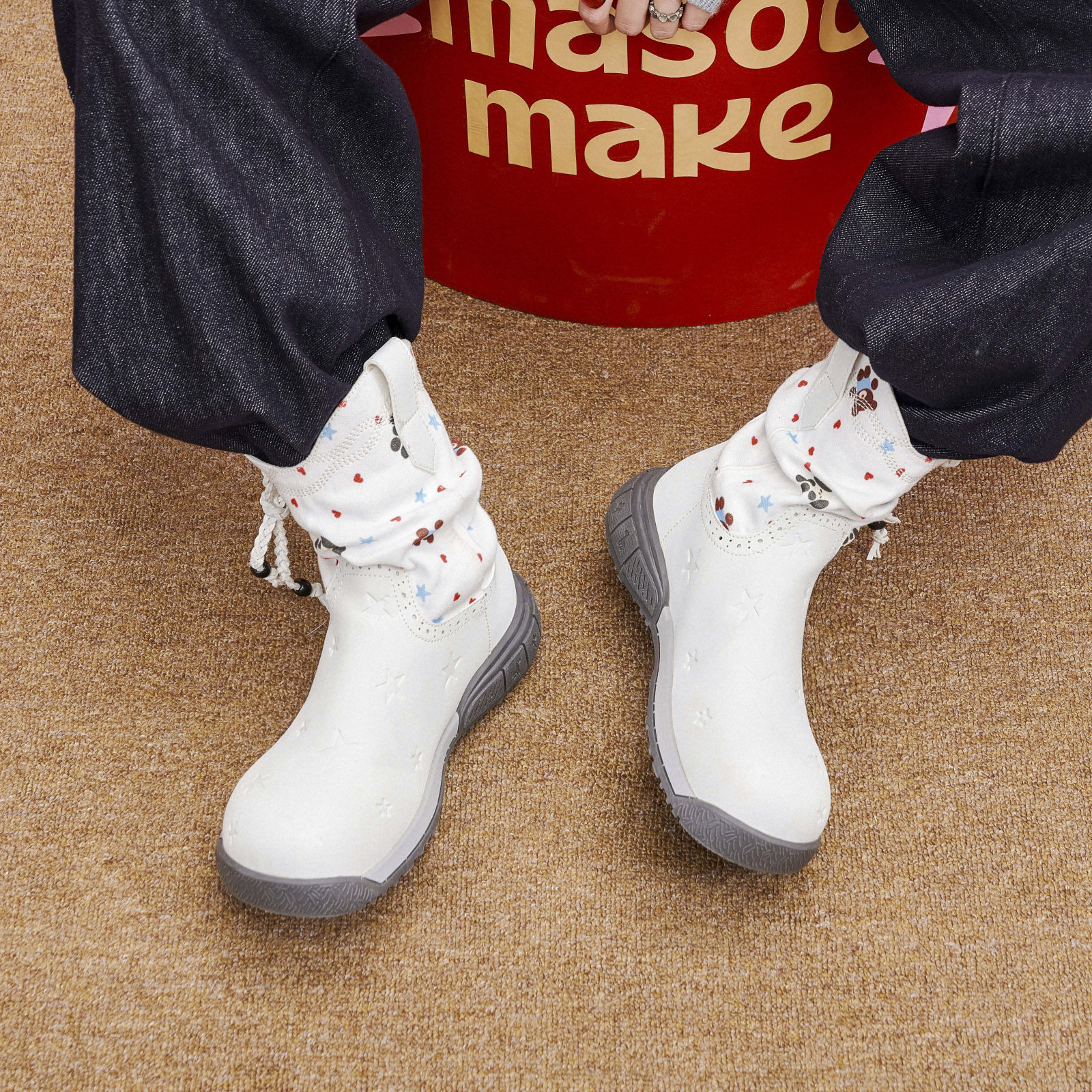 玛速主义2025新款复古马丁靴女冬百搭小众设计感短靴时装户外单靴,女鞋,时装靴,淘宝优惠券,粉丝福利购,淘宝优惠卷