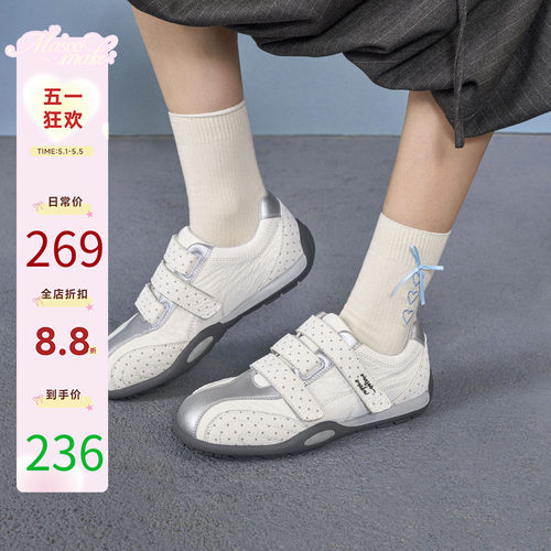 巨好看不累脚的鞋子白色运动鞋