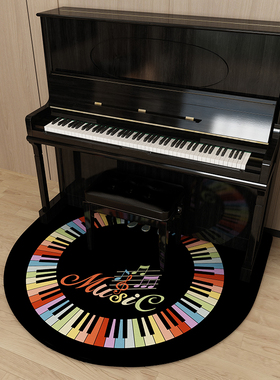 TPR立式钢琴地毯 隔音垫家用消音减震地垫椅子垫子专用吸音可定制