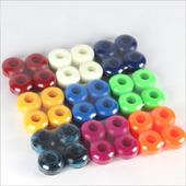 滑板轮子双翘板专业动作硬轮四轮滑板车线轮特技轮高弹硬轮