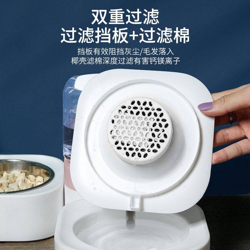 喂滤芯自动不湿嘴水器滤芯宠物