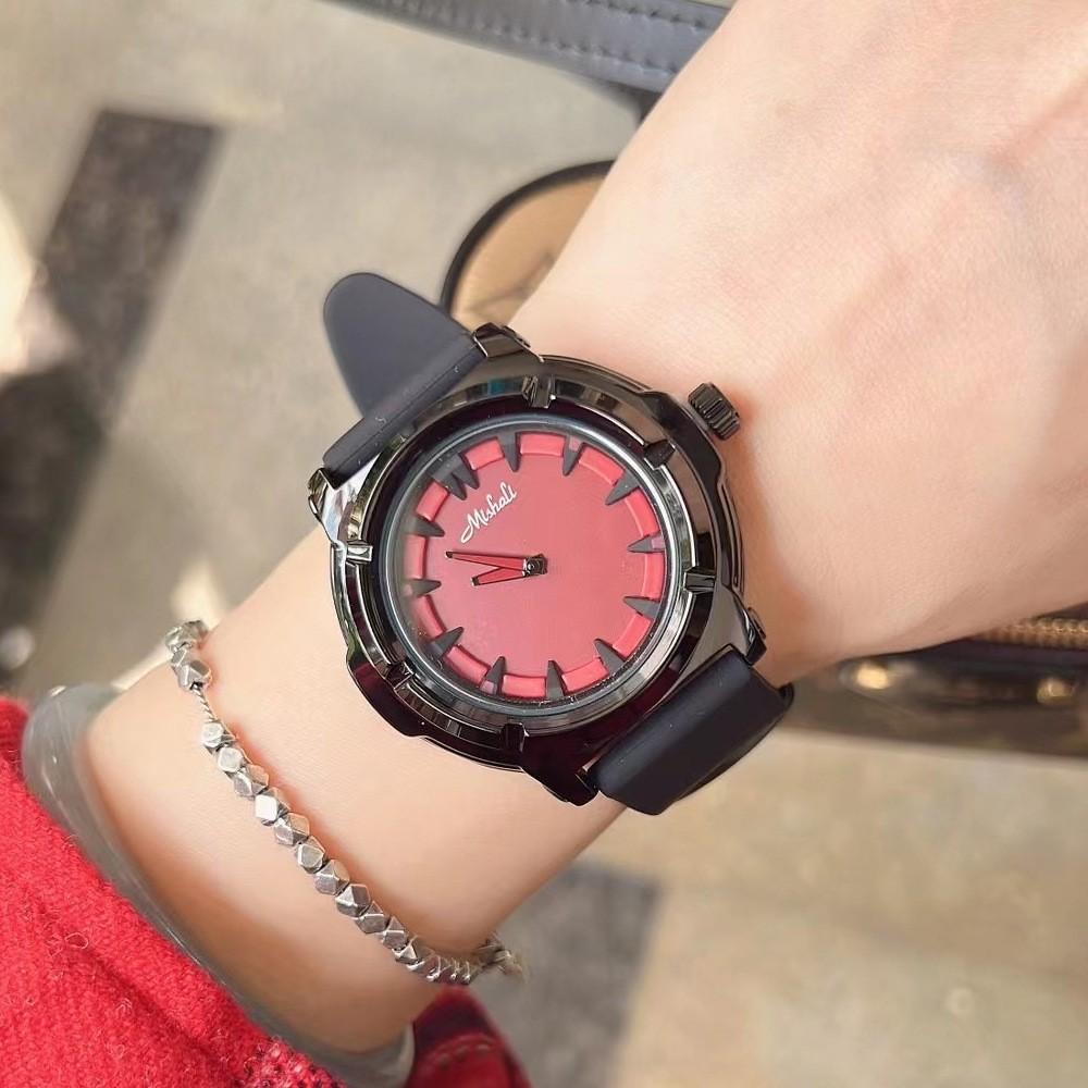 硅胶手表米莉莎大表盘情侣