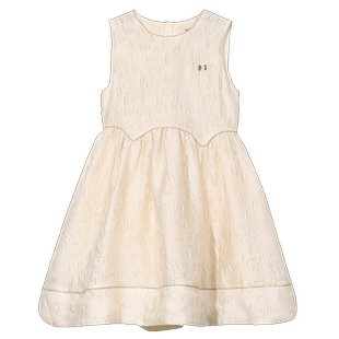 IVY HOUSE常春藤童装女童春季华丽提花无袖公主裙礼服连衣裙外套