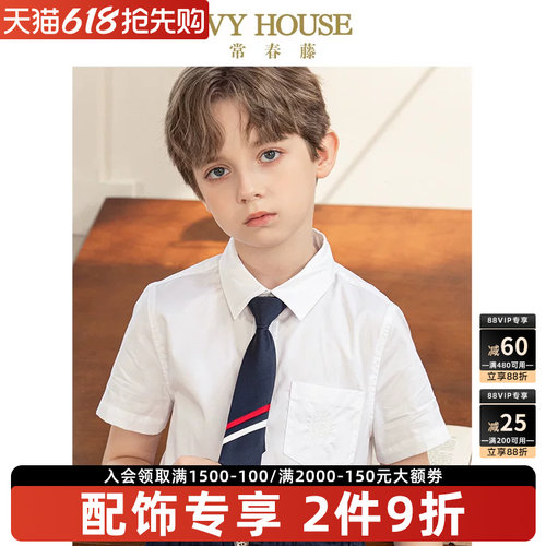 IVYHOUSE常春藤学院风领带领饰
