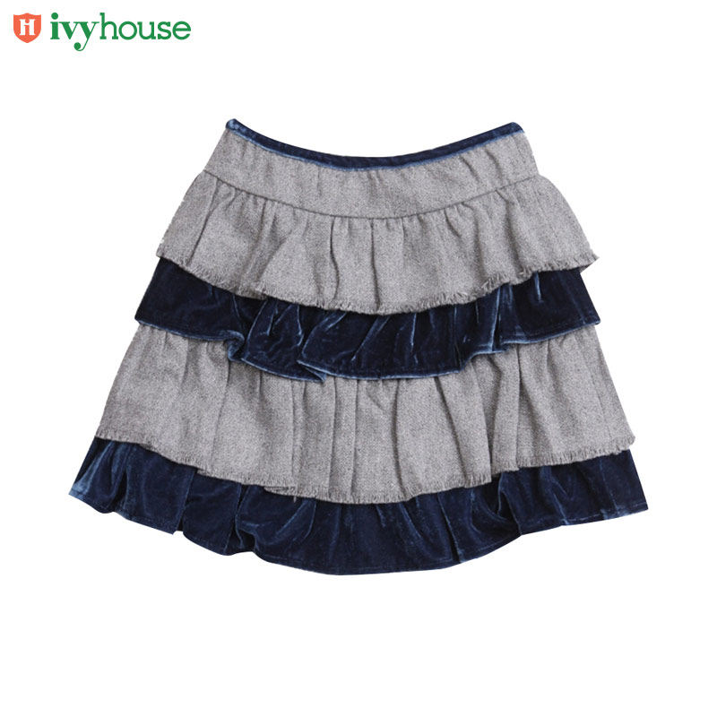 Jupe fillette IVY HOUSE en mélange - Ref 2049389 Image 3