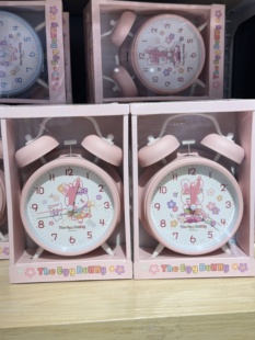 钟意轩学生专用强力叫醒小闹钟起床神器闹铃儿童女孩学习时钟4寸